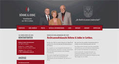 Desktop Screenshot of boehme-jobke.de